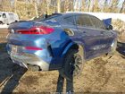 2022 Bmw X6 Xdrive40i Blue vin: 5UXCY6C02N9J92799