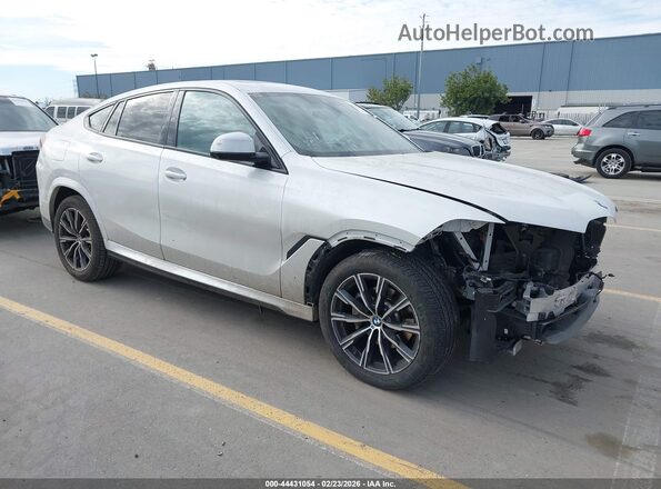 5UXCY6C06P9N62025 2023 BMW X6 White Передня права чверть