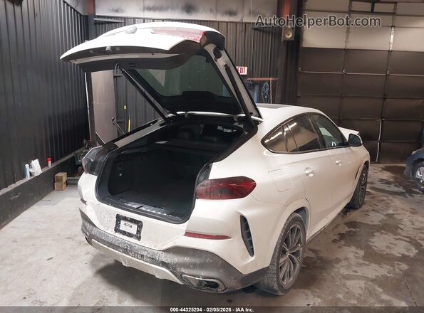5UXCY6C06P9R42532 2023 BMW X6 Белый Задняя правая четверть