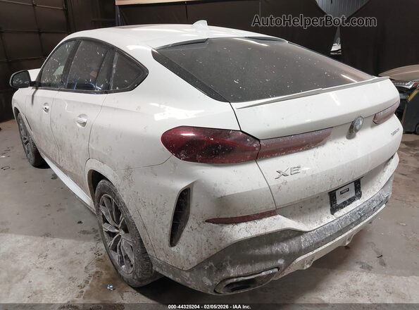 5UXCY6C06P9R42532 2023 BMW X6 Белый Задняя левая четверть