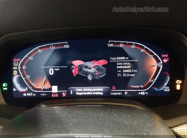 5UXCY6C06P9R42532 2023 BMW X6 Белый Вид задних сидений