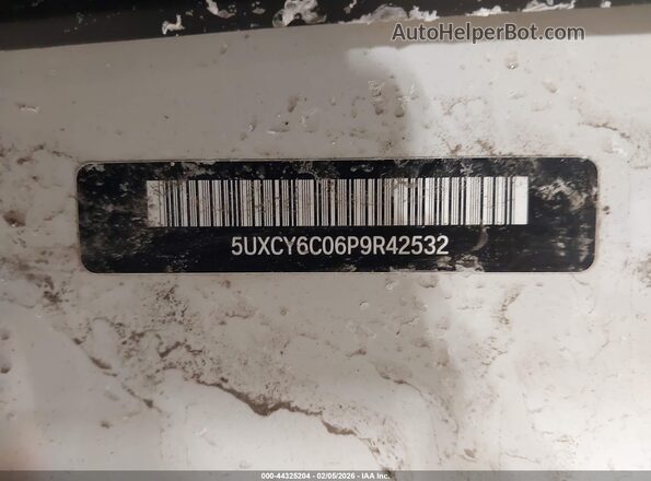 5UXCY6C06P9R42532 2023 BMW X6 Белый 