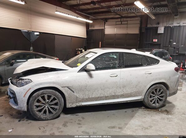 5UXCY6C06P9R42532 2023 BMW X6 Белый Панорамный вид салона 360°