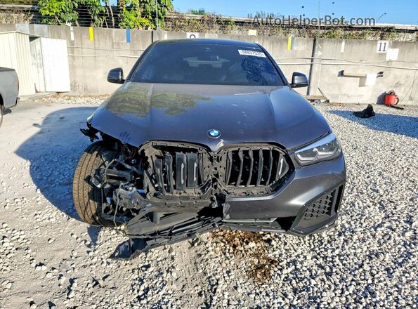 5UXCY6C08L9D52569 2020 BMW X6 Серый Вид спереди