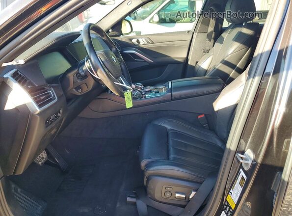 5UXCY6C08L9D52569 2020 BMW X6 Серый Вид салона спереди