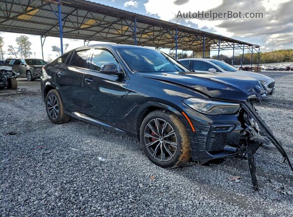 5UXCY6C09P9P95932 2023 BMW X6 Black წინა მარჯვენა