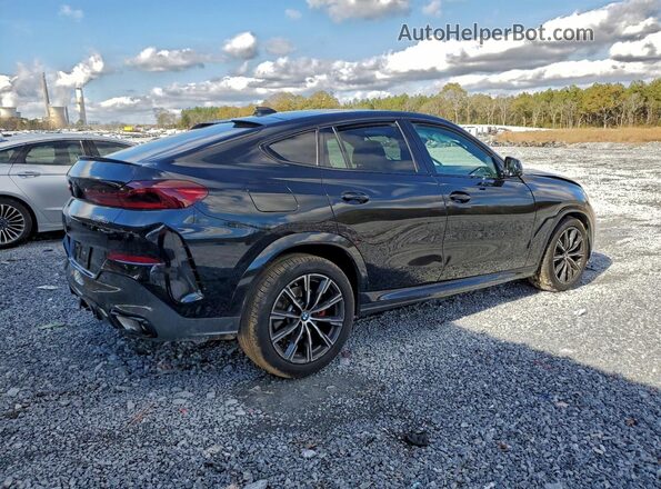 5UXCY6C09P9P95932 2023 BMW X6 Black უკანა მარჯვენა