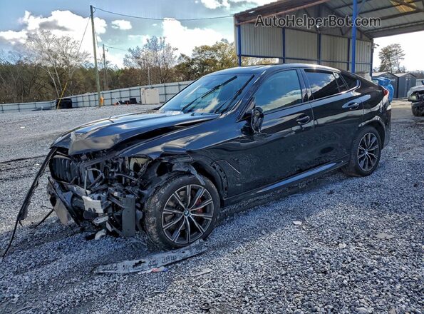 5UXCY6C09P9P95932 2023 BMW X6 Black წინა მარცხენა ხედი სამი მეოთხედიდან