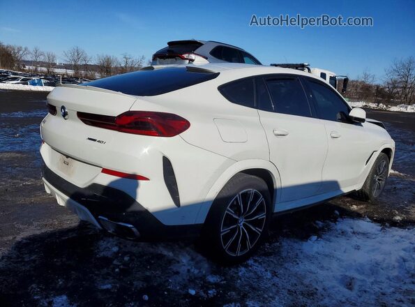 5UXCY6C0XP9N69480 2023 BMW X6 Белый Задняя правая четверть