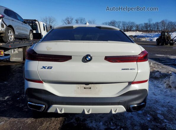 5UXCY6C0XP9N69480 2023 BMW X6 Белый Вид сзади