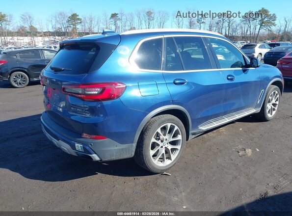 5UXJU2C5XKLN65917 2019 BMW X5 Синий Задняя правая четверть