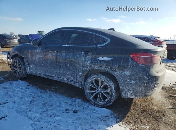 5UXKU2C34H0X47416 2017 BMW X6 Черный Задняя левая четверть