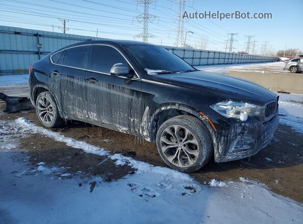5UXKU2C34H0X47416 2017 BMW X6 Черный Передняя правая четверть