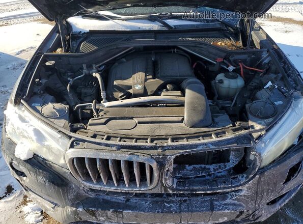 5UXKU2C34H0X47416 2017 BMW X6 Черный Вид подкапотного пространства