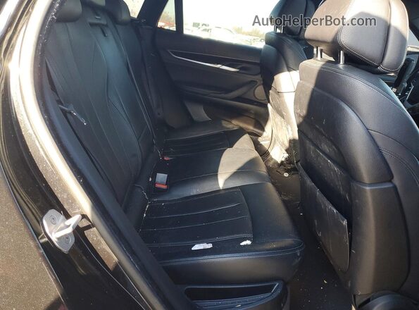 5UXKU2C34H0X47416 2017 BMW X6 Черный Вид задней части салона
