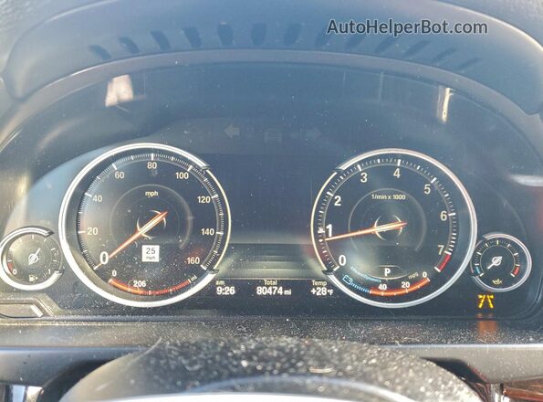 5UXKU2C50K0Z64597 2019 BMW X6 Черный Вид щитка приборов