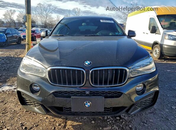 5UXKU2C50K0Z64597 2019 BMW X6 Черный Вид спереди