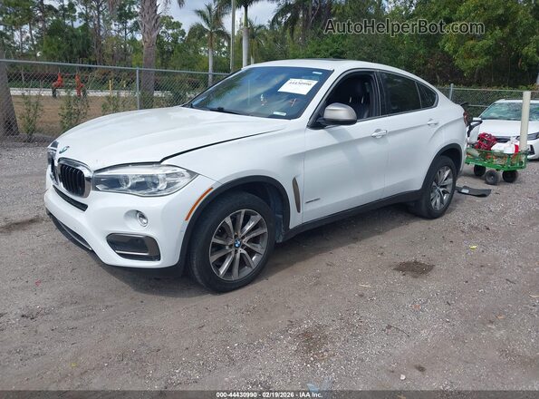 5UXKU2C51J0X50278 2018 BMW X6 Белый Передняя левая четверть