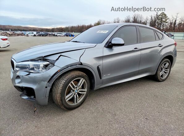 5UXKU2C52K0Z64956 2019 BMW X6 Gray Передня ліва чверть