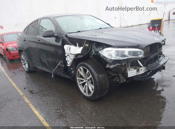 5UXKU2C53H0N85196 2017 BMW X6 Черный Передняя правая четверть