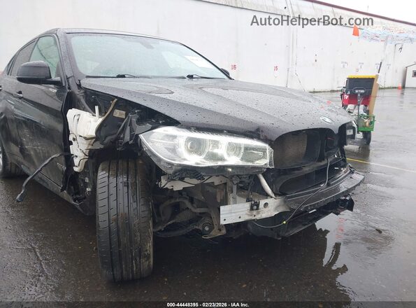 5UXKU2C53H0N85196 2017 BMW X6 Черный Вид спереди