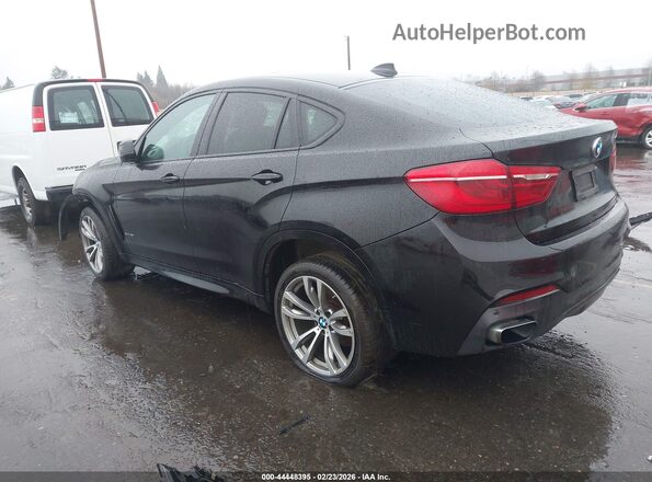 5UXKU2C53H0N85196 2017 BMW X6 Черный Задняя левая четверть