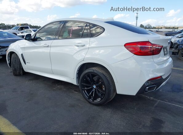 5UXKU2C53J0Z61711 2018 BMW X6 Белый Задняя левая четверть