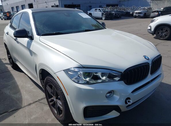 5UXKU2C54G0N81432 2016 BMW X6 Белый Передняя правая четверть