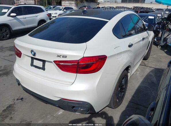 5UXKU2C54G0N81432 2016 BMW X6 Белый Задняя правая четверть