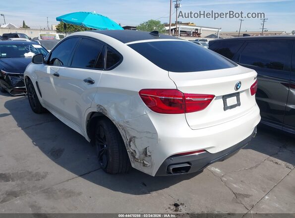5UXKU2C54G0N81432 2016 BMW X6 Белый Задняя левая четверть