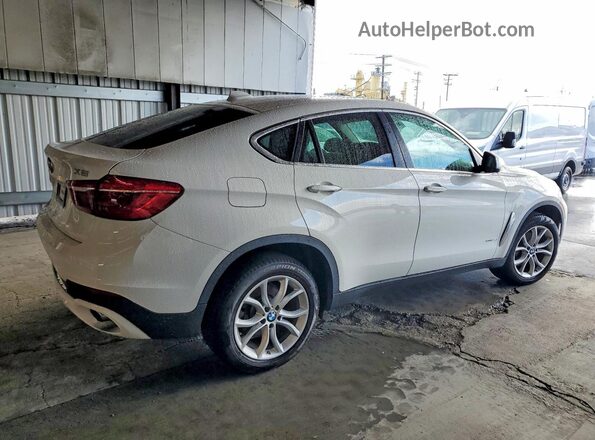 5UXKU2C58G0N79487 2016 BMW X6 Белый Задняя правая четверть