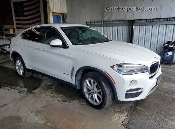 5UXKU2C58G0N79487 2016 BMW X6 Белый Передняя правая четверть