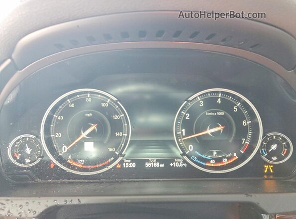 5UXKU2C58G0N79487 2016 BMW X6 Белый Вид щитка приборов
