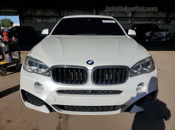 5UXKU2C58G0N83278 2016 BMW X6 Белый Вид спереди