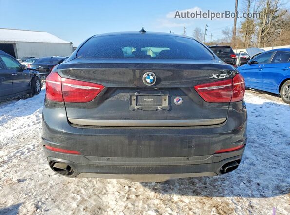 5UXKU6C36H0W38673 2017 BMW X6 Черный Вид сзади