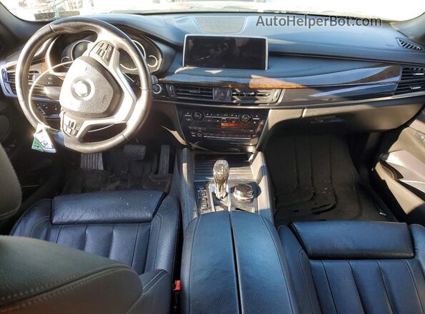 5UXKU6C36H0W38673 2017 BMW X6 Черный Вид панели приборов