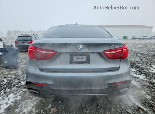 5UXKU6C53K0Z67081 2019 BMW X6 Серый Вид сзади