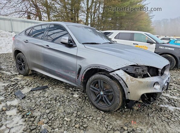 5UXKU6C53K0Z67081 2019 BMW X6 Серый Передняя правая четверть