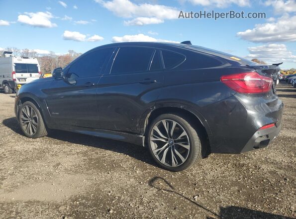 5UXKU6C5XJ0Z66752 2018 BMW X6 Черный Задняя левая четверть
