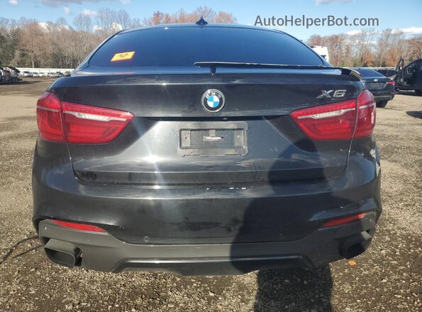 5UXKU6C5XJ0Z66752 2018 BMW X6 Черный Вид сзади