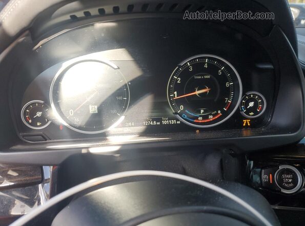 5UXKU6C5XJ0Z66752 2018 BMW X6 Черный Вид щитка приборов
