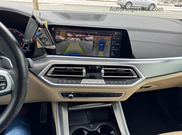 5UXTA6C04N9L30136 2022 BMW X5 Синий Вид задних сидений