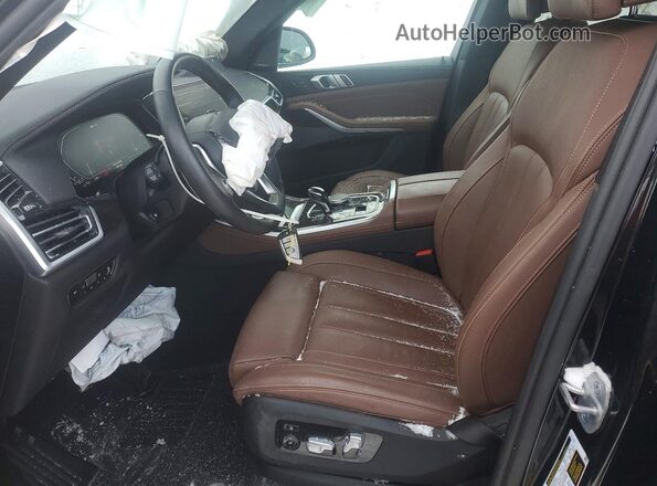 5UXTA6C08M9G23197 2021 BMW X5 Black Vista interior delantera