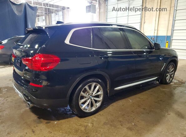 5UXTR7C50KLF23766 2019 BMW X3 Black Tył prawy
