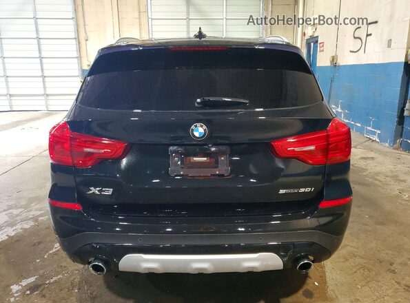 5UXTR7C50KLF23766 2019 BMW X3 Black Widok z tyłu