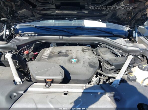 5UXTR7C50KLR45372 2019 BMW X3 Черный Вид сзади