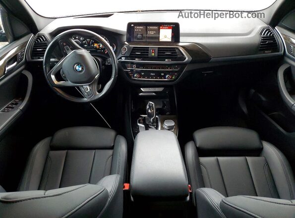 5UXTR7C50KLR49633 2019 BMW X3 Черный Вид панели приборов