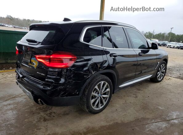 5UXTR7C50KLR49633 2019 BMW X3 Черный Задняя правая четверть