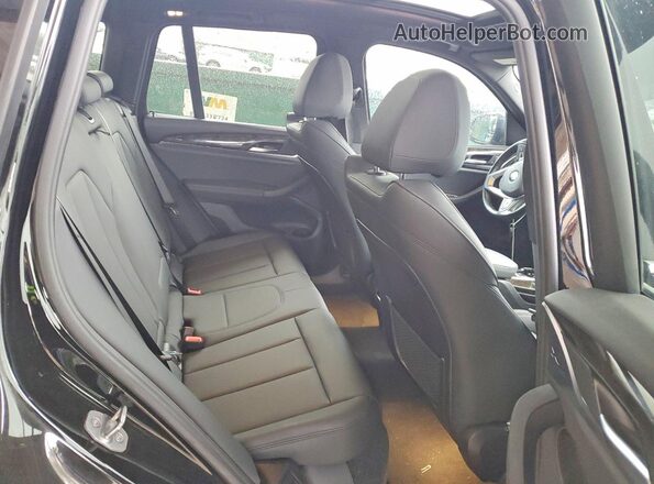 5UXTR7C50KLR49633 2019 BMW X3 Черный Вид задних сидений