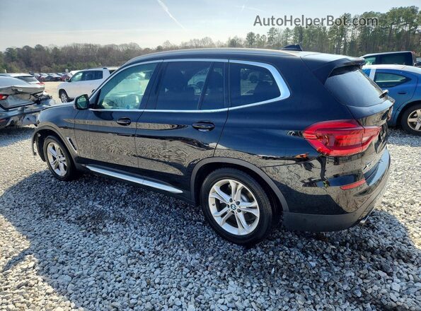 5UXTR7C51KLF31942 2019 BMW X3 Черный Задняя левая четверть